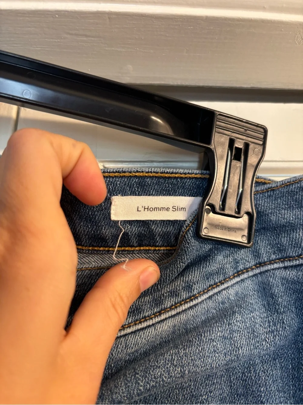 Frame denim Blue Slim Straight Jeans - Picture 5 of 6